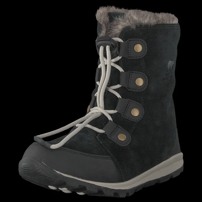 Sorel Youth Whitney Suede 010, Black, Dark Stone Outlet
