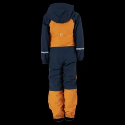 Clearance Didriksons Zeb Kids Coverall Burnt Glow Gul