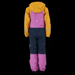 Didriksons Zeb Kids Coverall Radiant Purple Flerfärgad Clearance