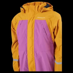 Didriksons Zeb Kids Coverall Radiant Purple Flerfärgad Clearance
