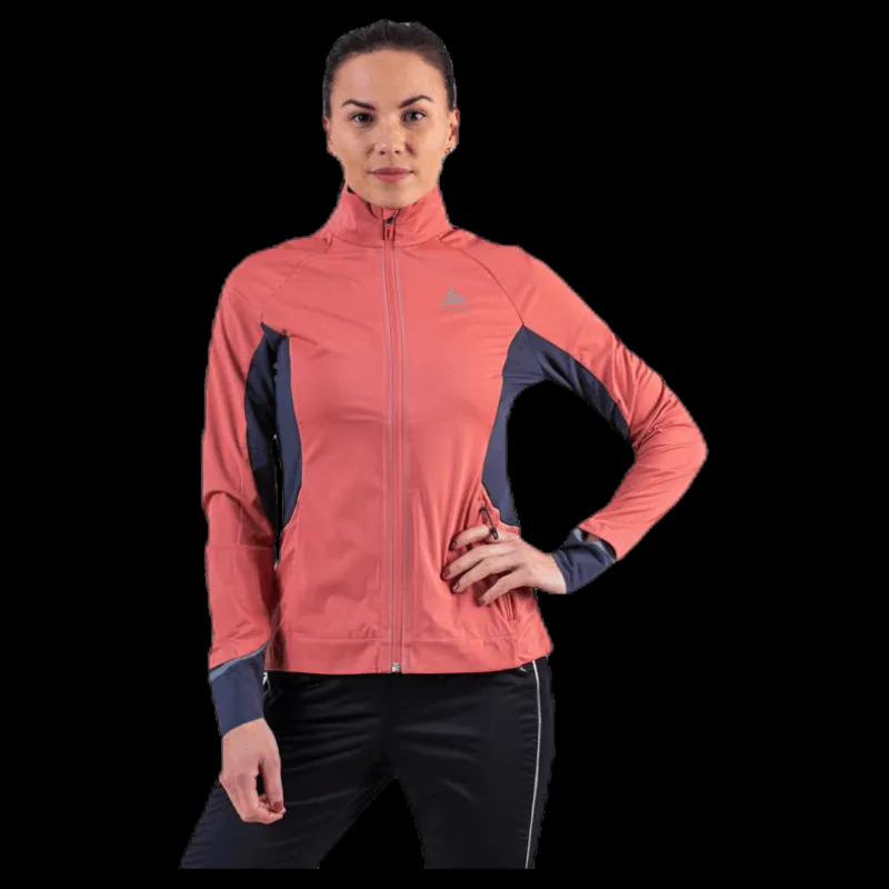 Odlo Zeroweight Pro Jacket Pink/Grey Rosa och Grå Best