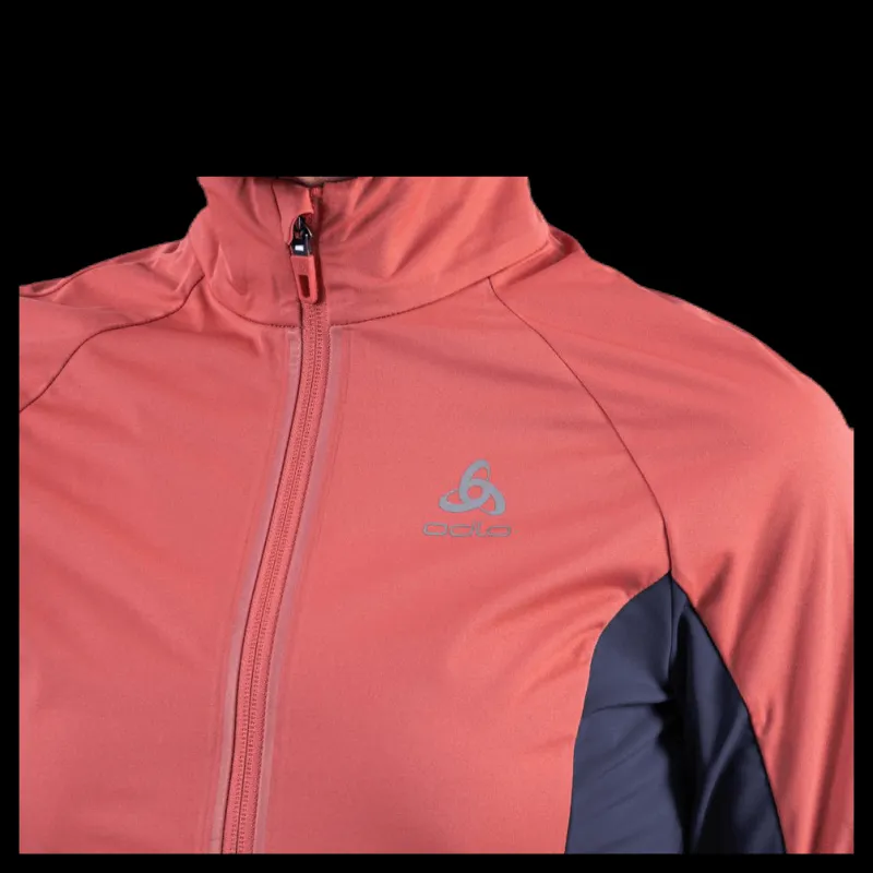 Odlo Zeroweight Pro Jacket Pink/Grey Rosa och Grå Best