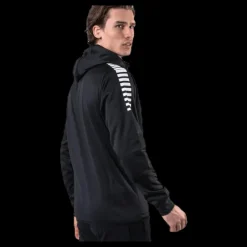 Clearance Select Zip Hoodie Monaco Black Svart