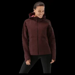 Discount adidas ZNE Jacket W Black/Red Brun