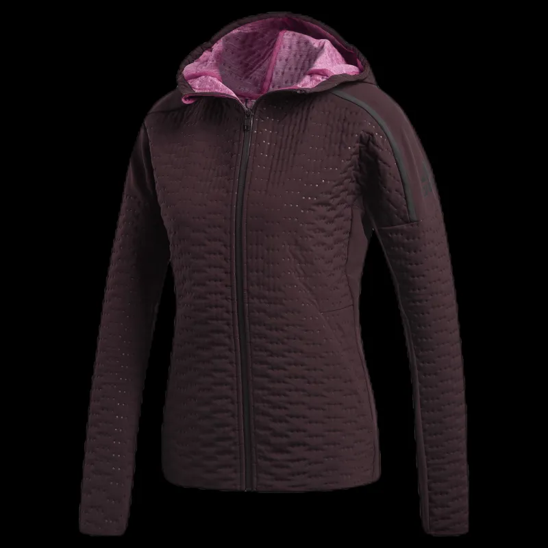 Discount adidas ZNE Jacket W Black/Red Brun