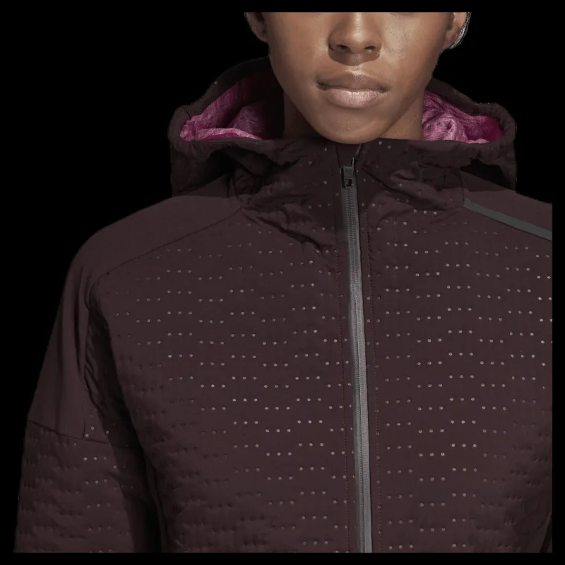 Discount adidas ZNE Jacket W Black/Red Brun