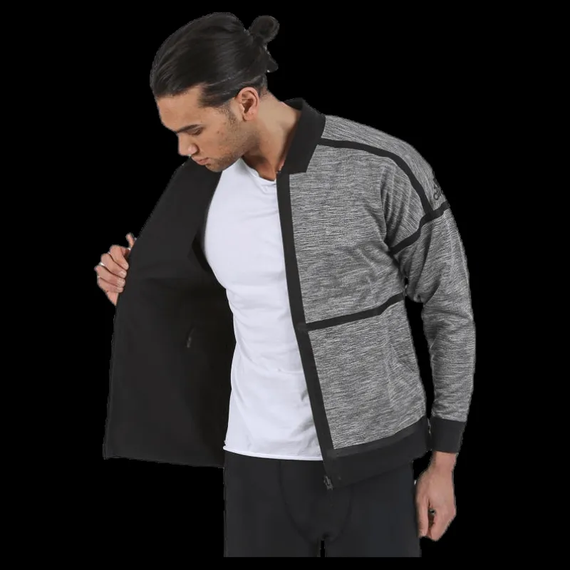 Best adidas ZNE Reversible Jacket Black Grå