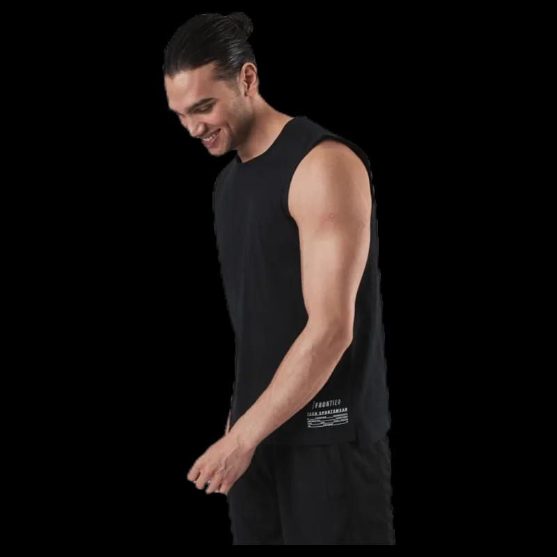 FRONTIER Zodiac Tank Black Svart Hot