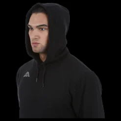 New Kappa Zyllow Sweat Hood Black Svart